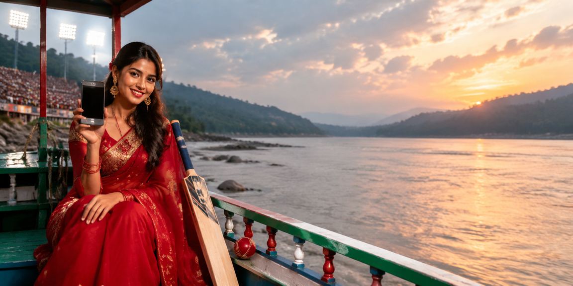 সিলেটে শাড়ি পরে ক্রিকেট বেটিং উপভোগ করার দৃশ্য